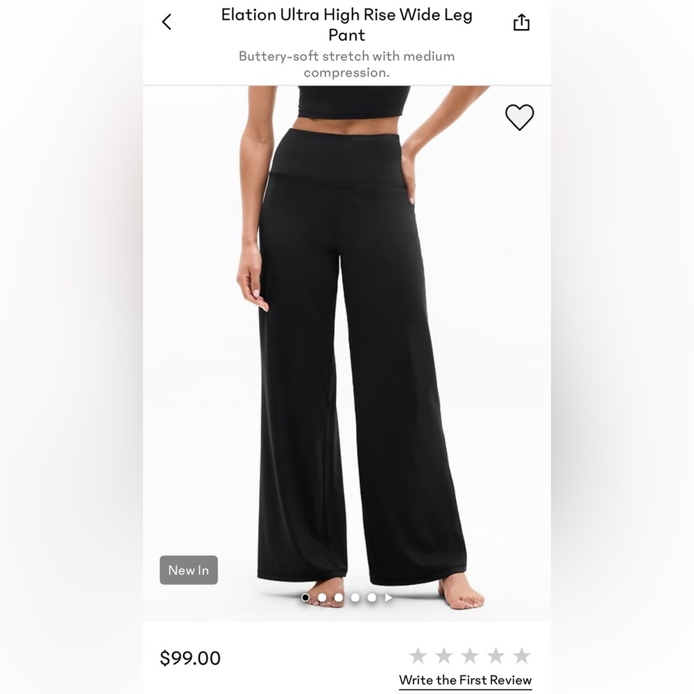 Athleta Elation Ultra High Rise Wide-Leg Pant